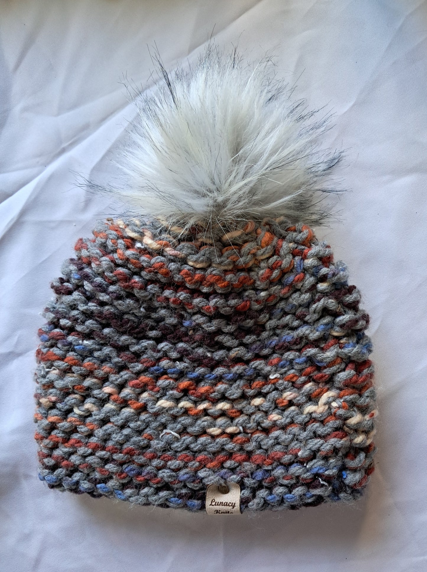 Stone in Autumn Pom-Pom Hat