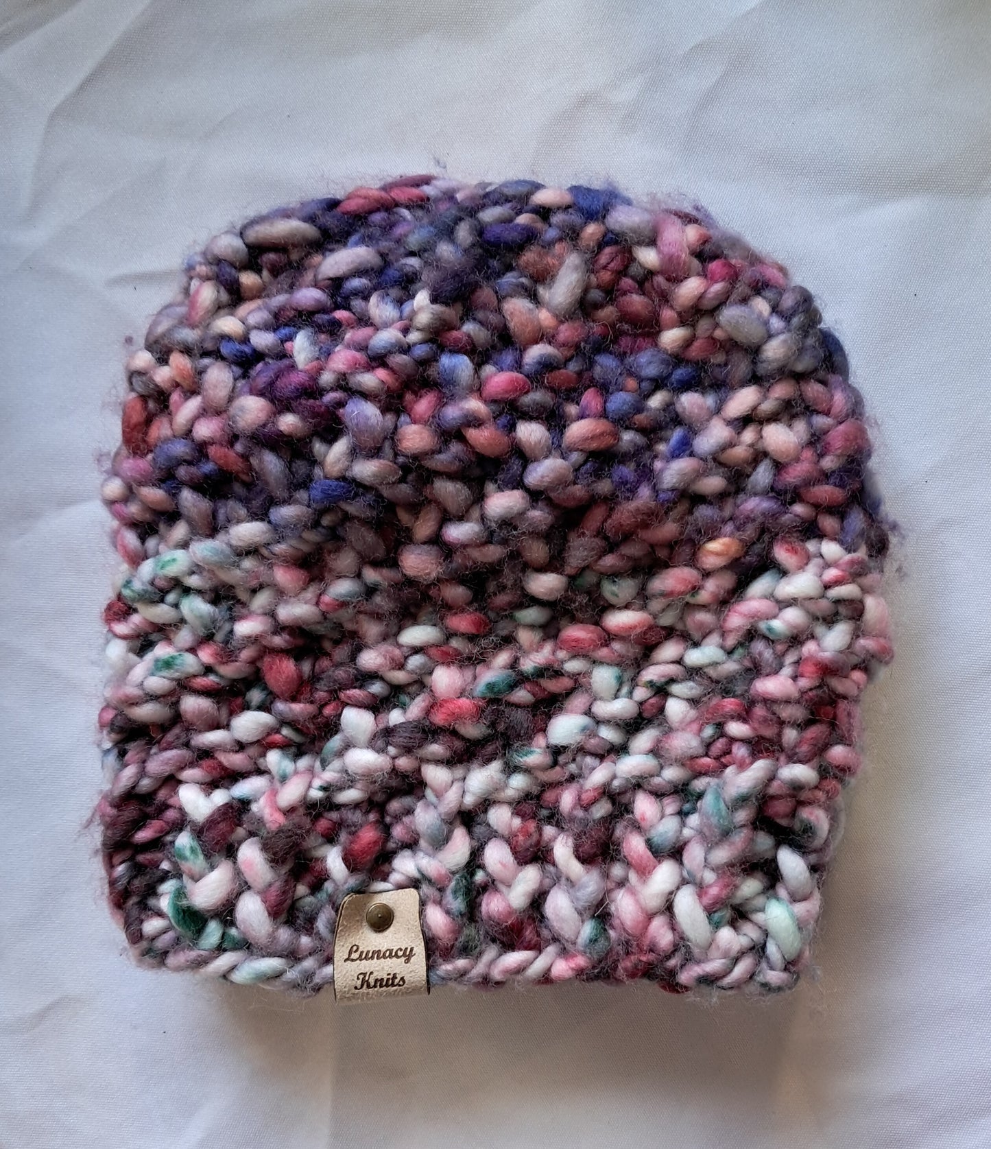Two-Toned Purple Chunky Hat