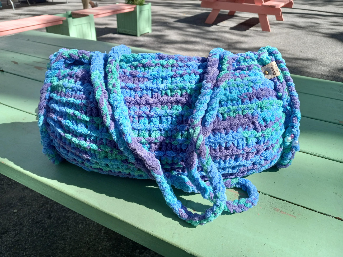 Ocean Knit Bag