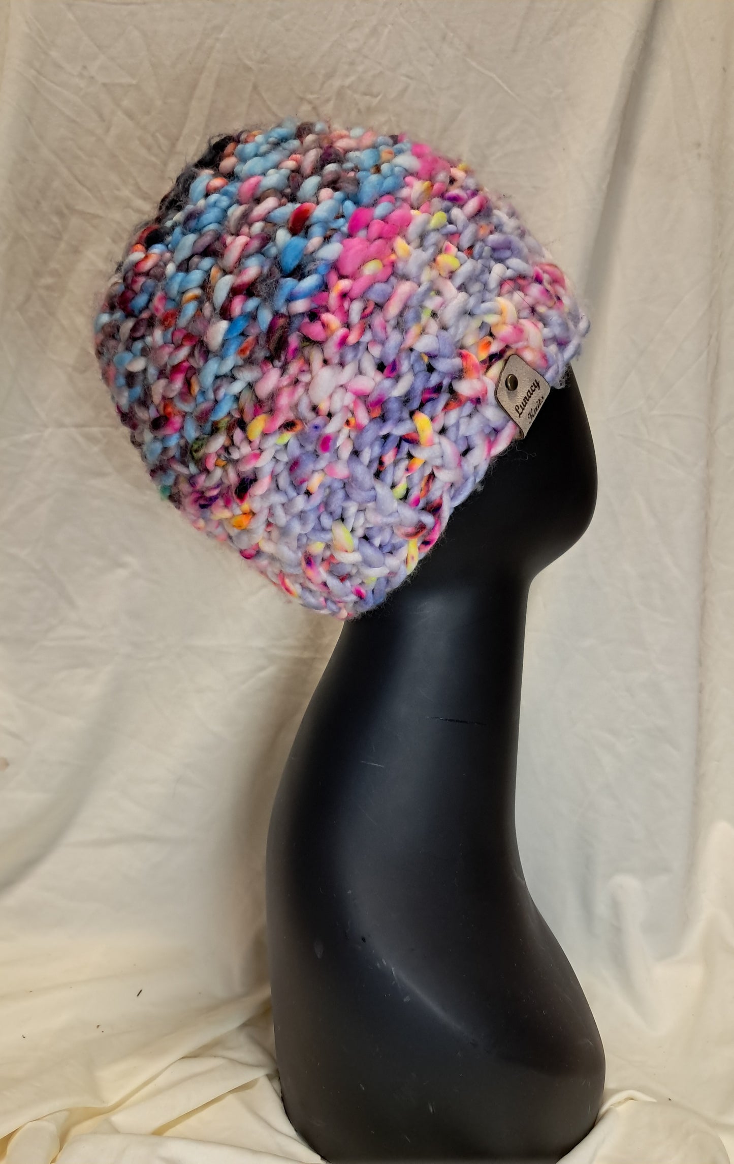 Pastel Speckle Chunky Hat