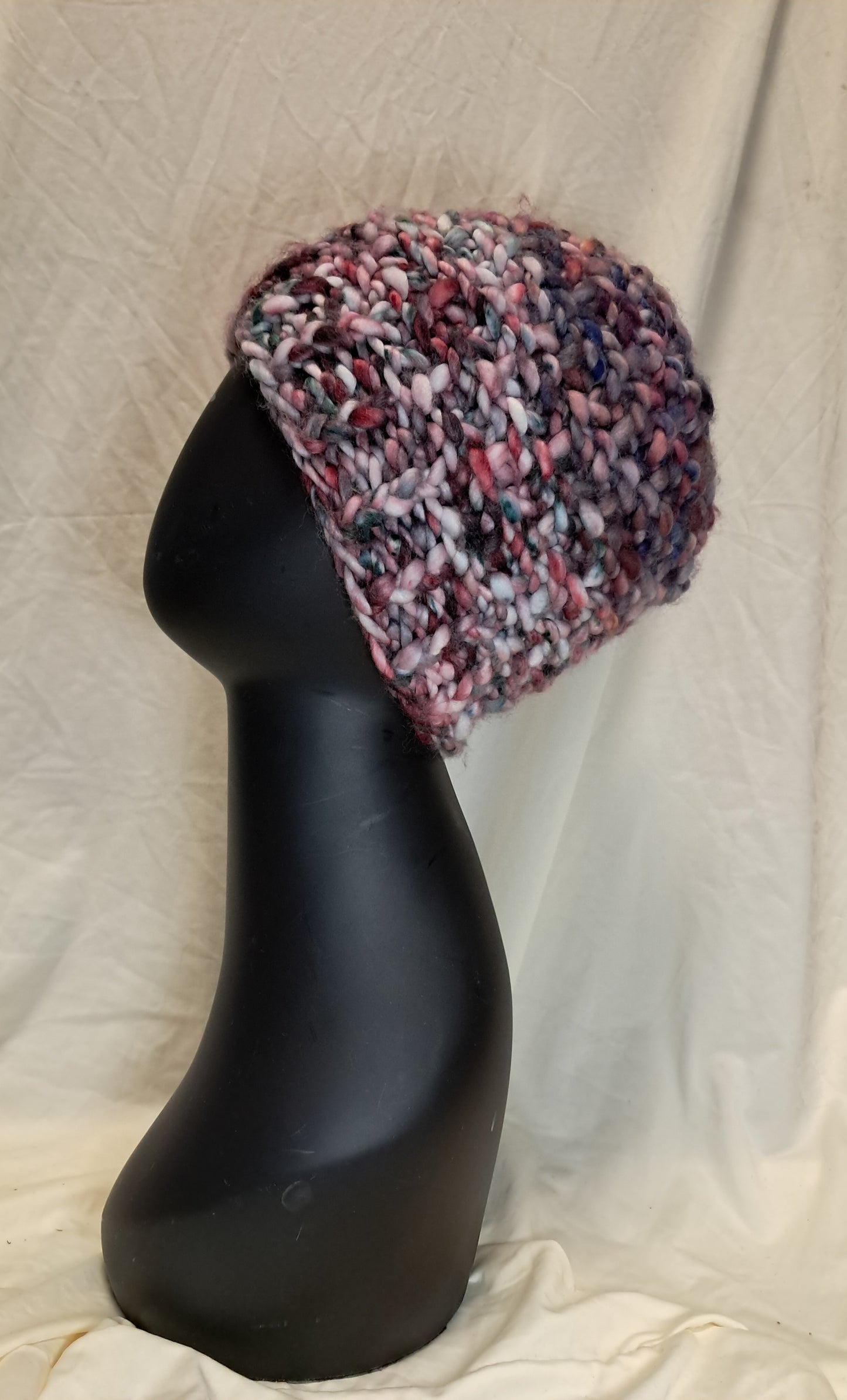 Two-Toned Purple Chunky Hat