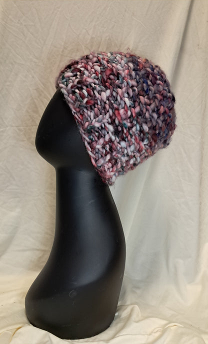 Two-Toned Purple Chunky Hat