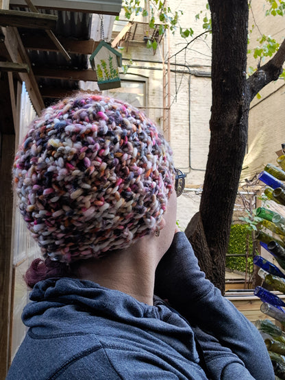 Red/Brown Speckled Chunky Hat