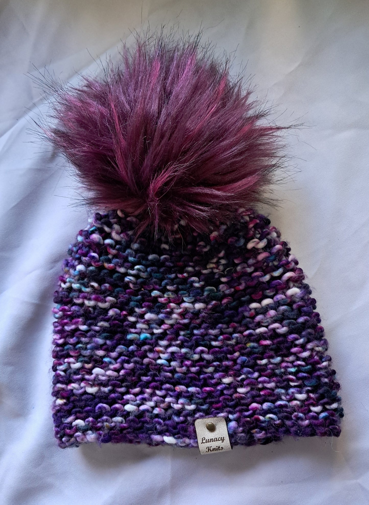 Dark Purple Pom-Pom hHat