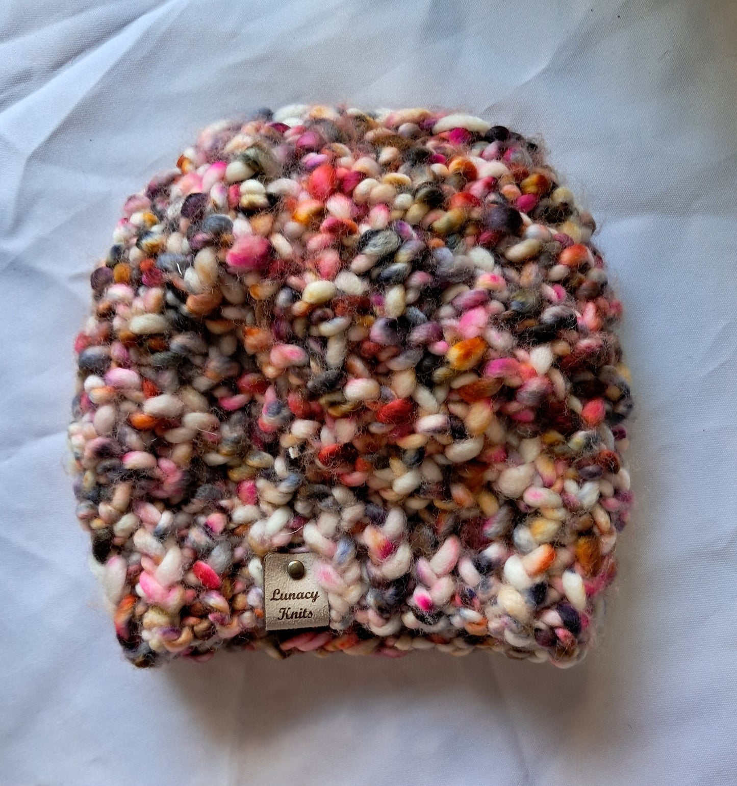 Red/Brown Speckled Chunky Hat