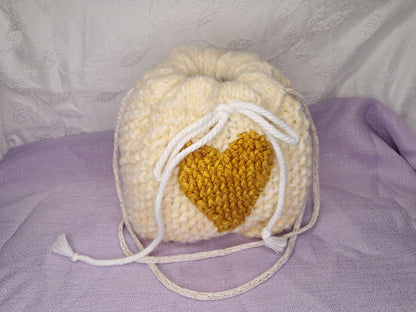 Golden Heart Bag