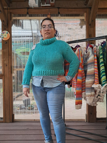 Teal Sweater