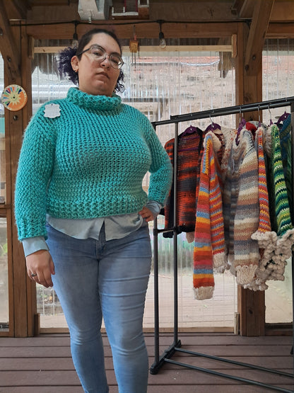 Teal Sweater