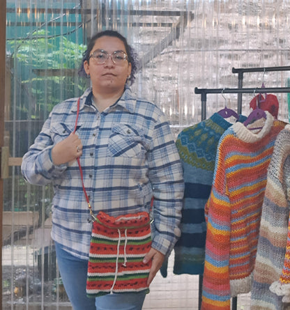 Watermelon Drawstring bag