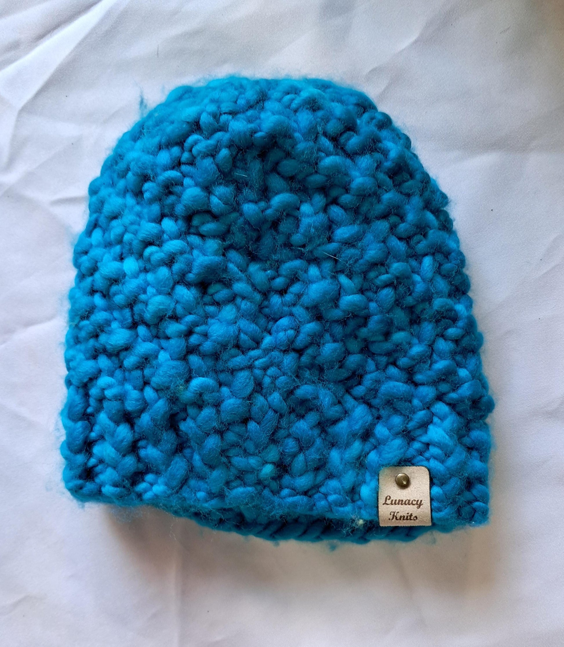 Blue Chunky Hat