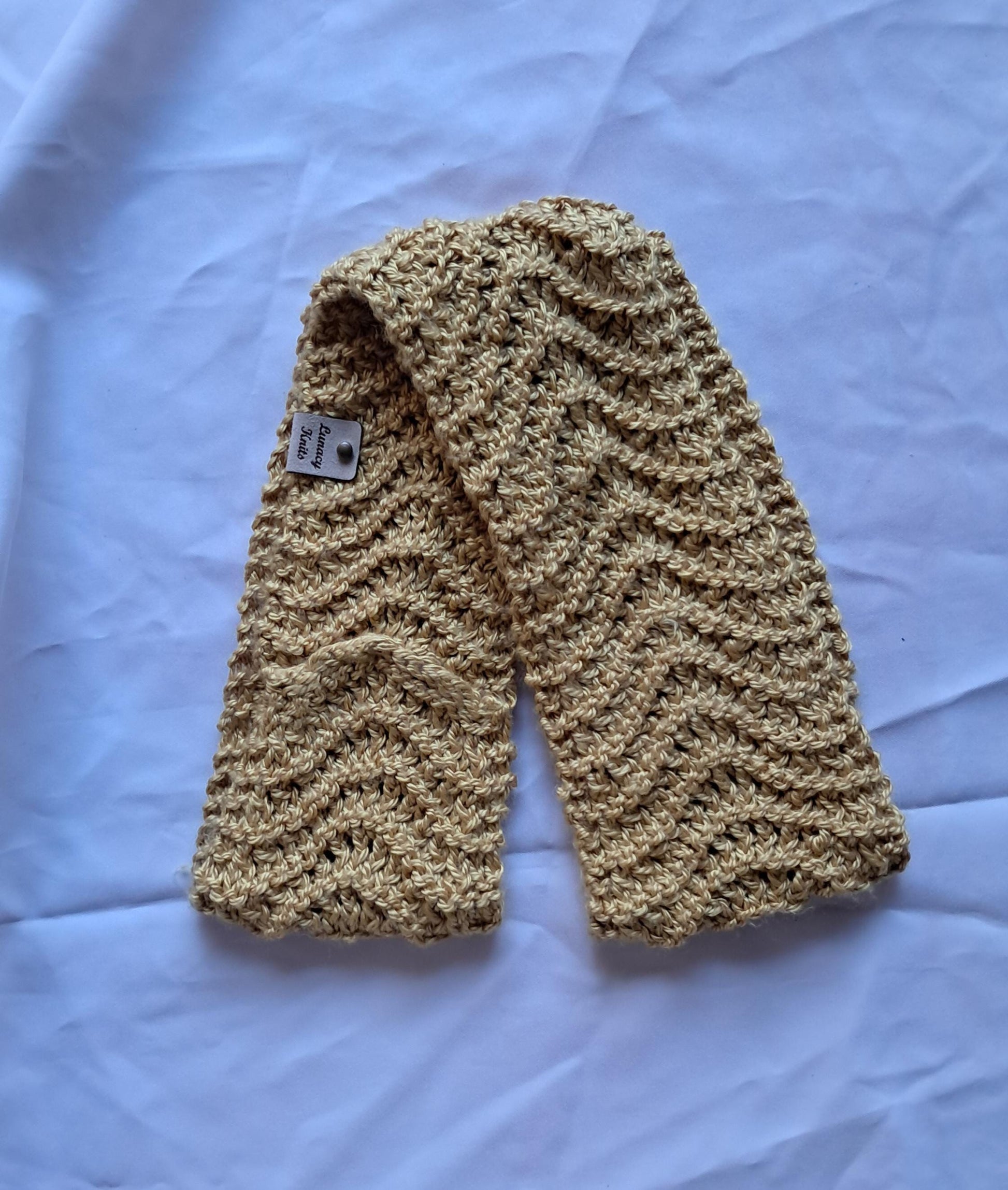 Golden wheat Infinity Scarf