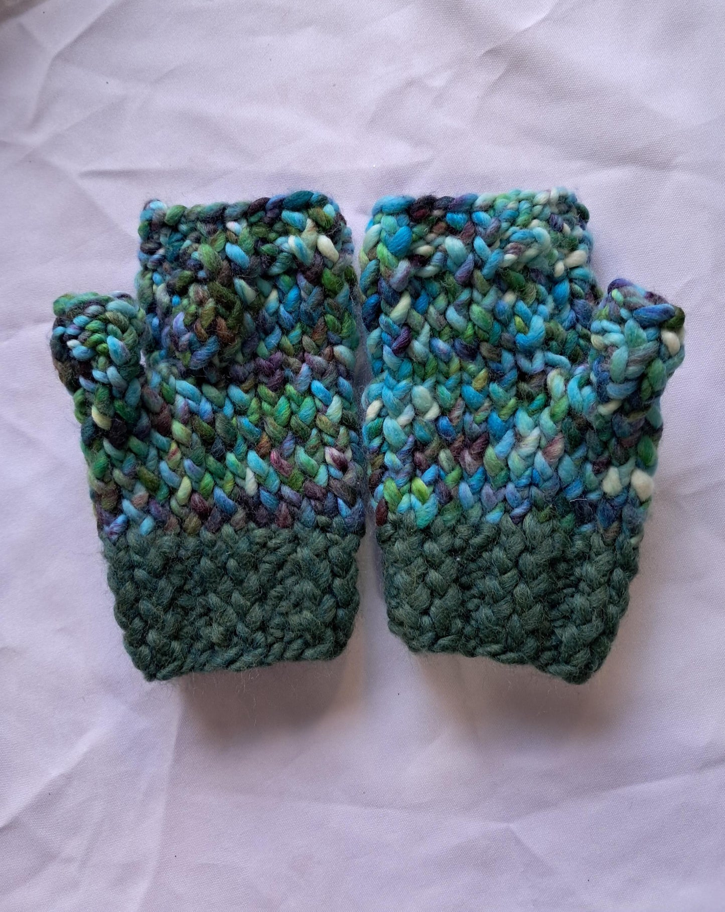 Seagrass Fingerless Gloves