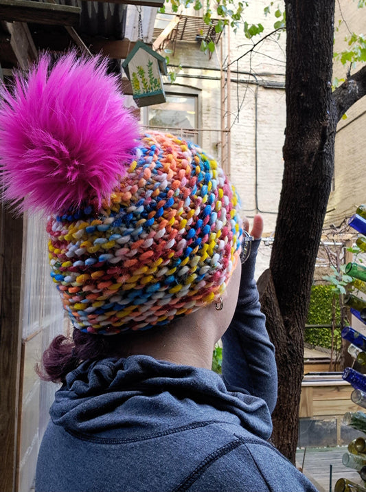 Crayon Sparkle Pompom