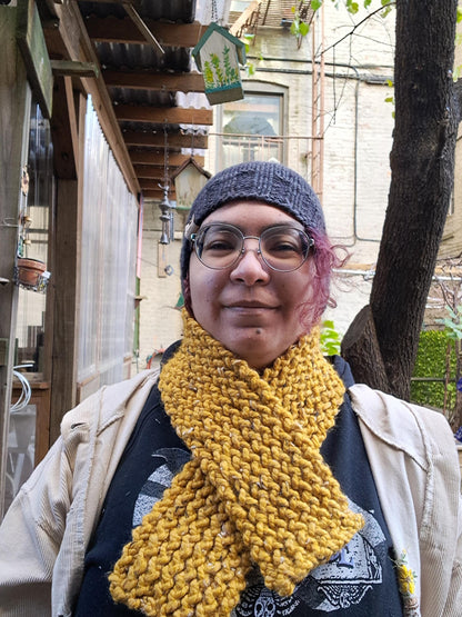 Canary tweed Basic Scarf