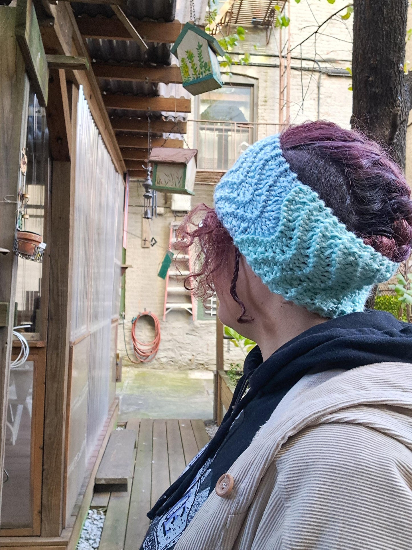 Pastel Blue/Green Headband