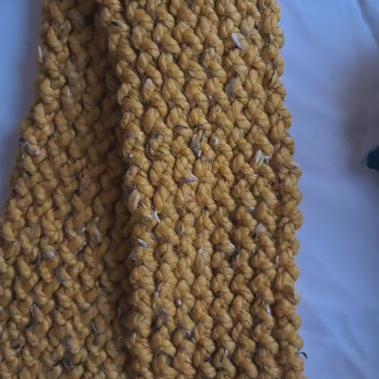 Canary tweed Basic Scarf