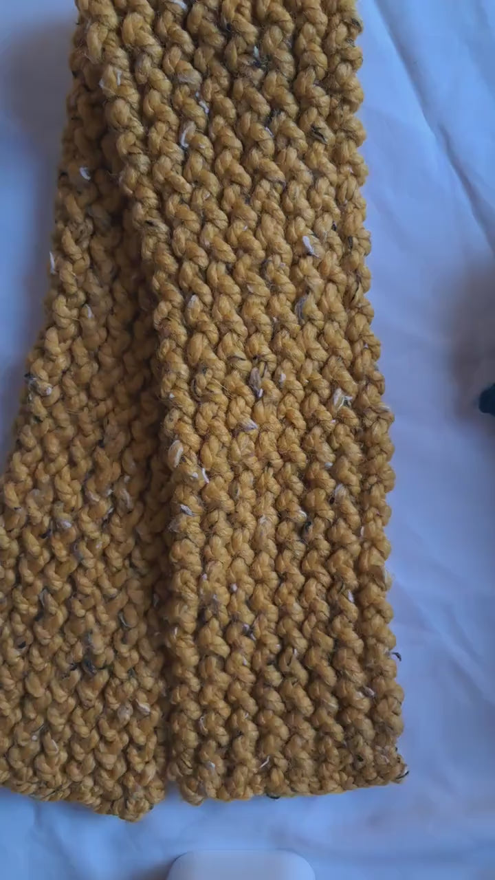 Canary tweed Basic Scarf