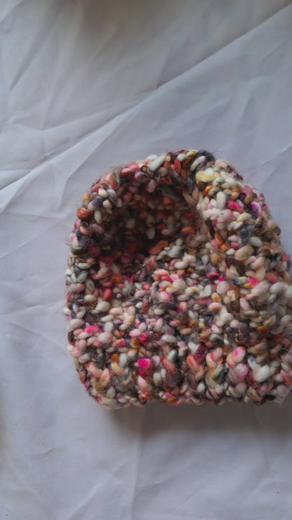 Red/Brown Speckled Chunky Hat