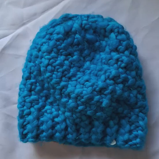 Blue Chunky Hat