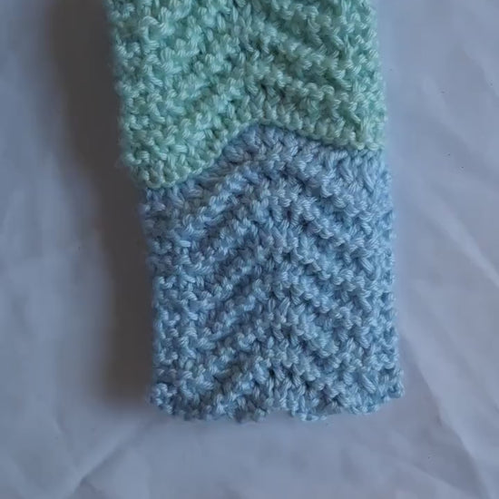 Pastel Blue/Green Headband