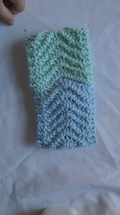 Pastel Blue/Green Headband