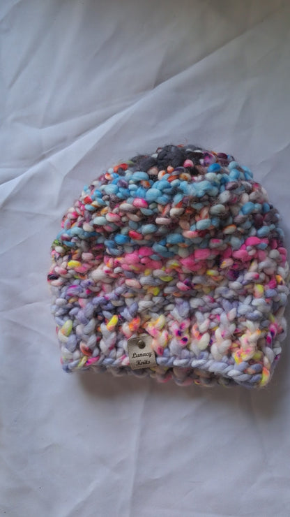 Pastel Speckle Chunky Hat