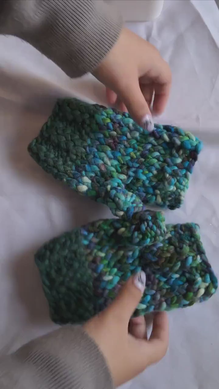 Seagrass Fingerless Gloves