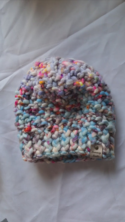 Soft Blue Chunky Hat